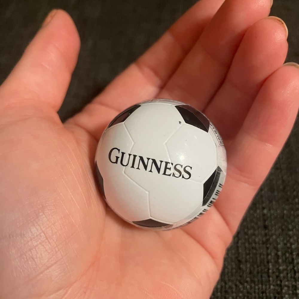 GUINNESS soccer ball lip balm SEALED